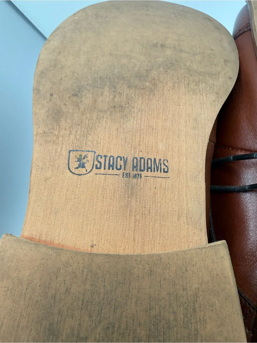 Stacy Adams Brown Cap-Toe Derby Dress Shoes 12M
